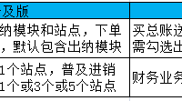T+13.0普及版、标准版、专业版三个版本差异【总账篇】